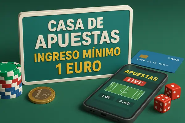 casa de apuestas ingreso minimo 1 euro