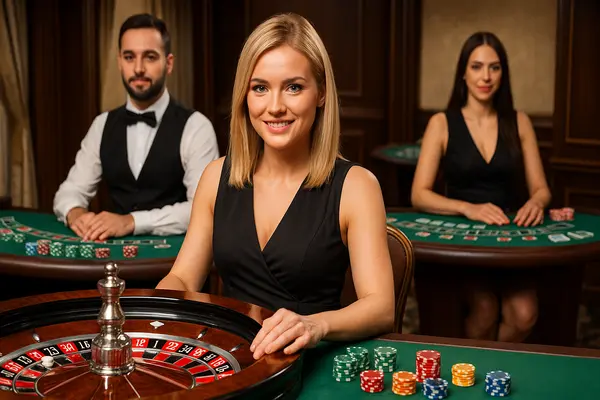 casino con crupiers reales